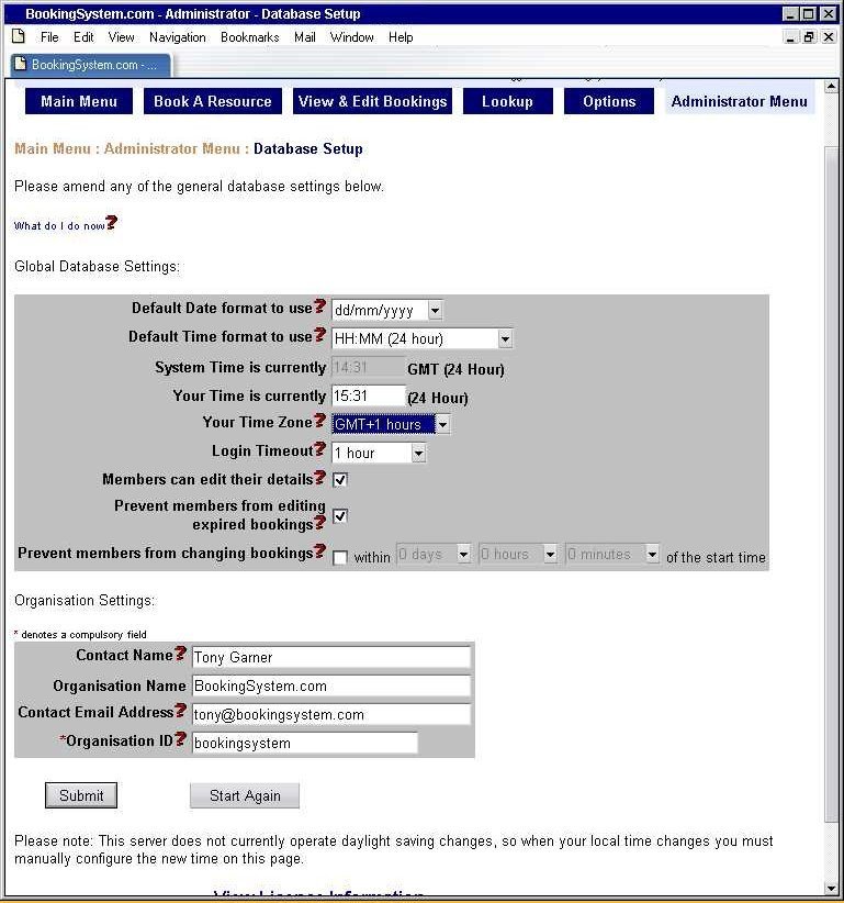 Database Setup Demo (-12840392K)